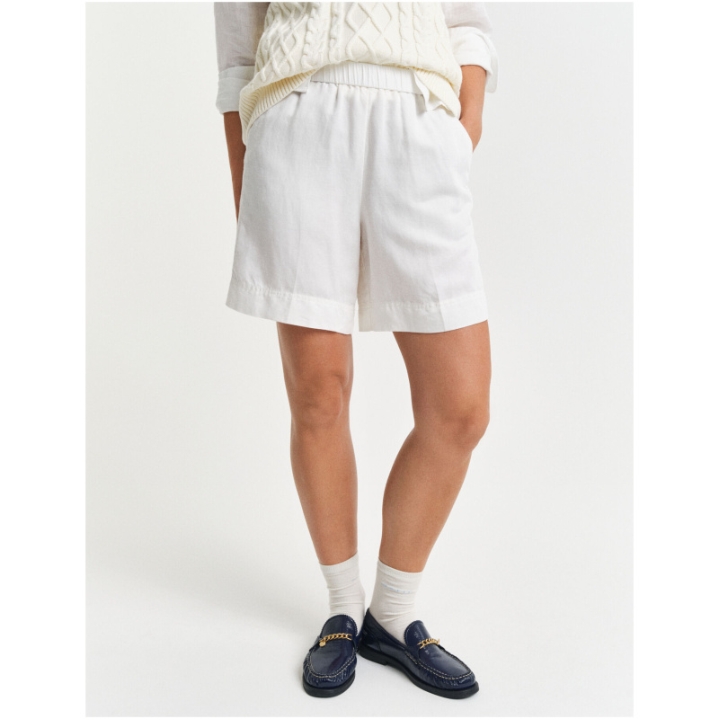 GANT Relaxed Fit Linen Blend Pull-On Shorts